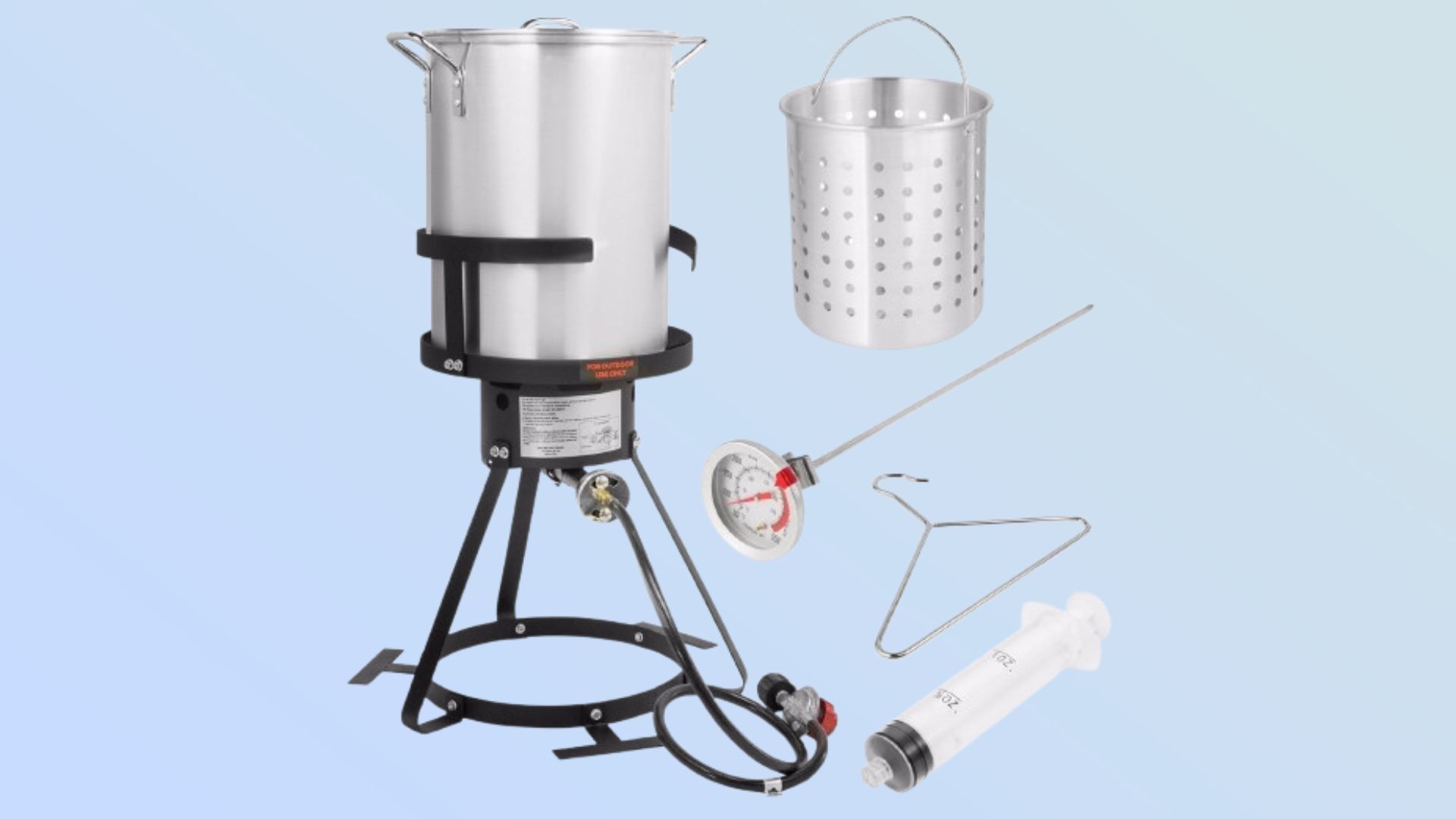 Barton 30QT Aluminum Turkey Deep Fryer
