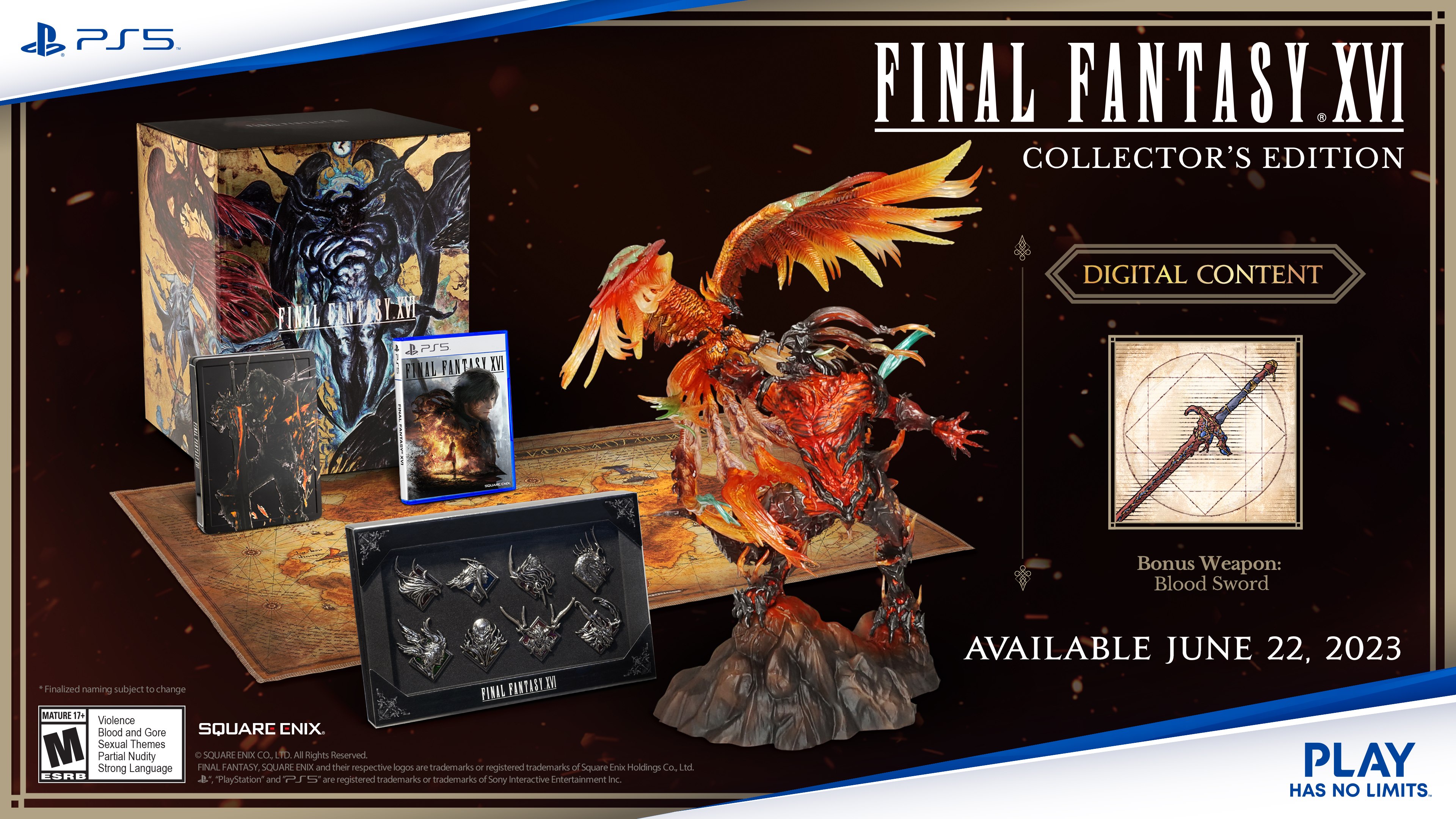 Final Fantasy 16 Collector's Edition goes hard with a hefty price tag