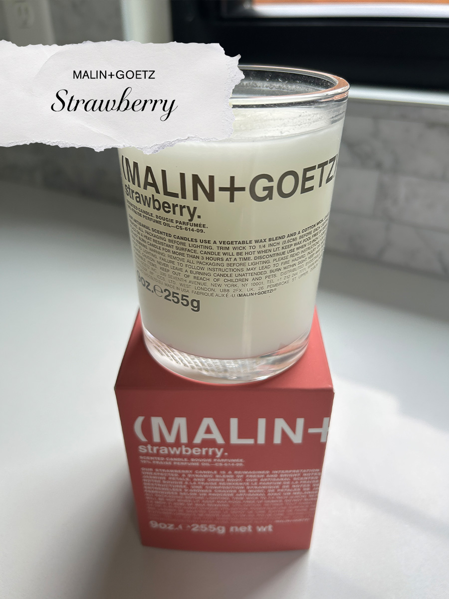 Malin + Goetz Strawberry candle