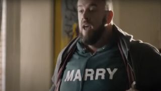 Chris Sullivan as Toby in several custom-made hoodies in This Is Us