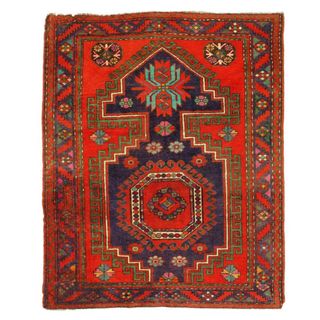 antique kazak rug from etsy