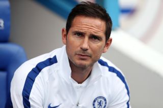 Frank Lampard is the new face in the Chelsea dugout