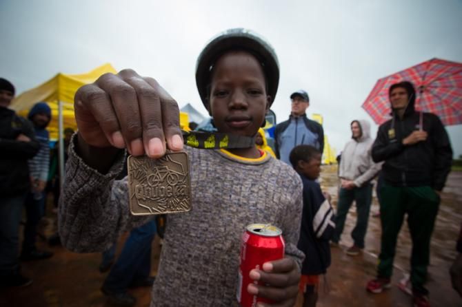 A medal for the winners