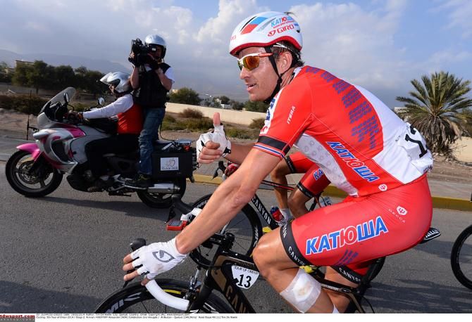 Alexander Kristoff gives a thumbs up