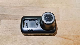 Front view of Nextbase 320XR dash cam with battery removed