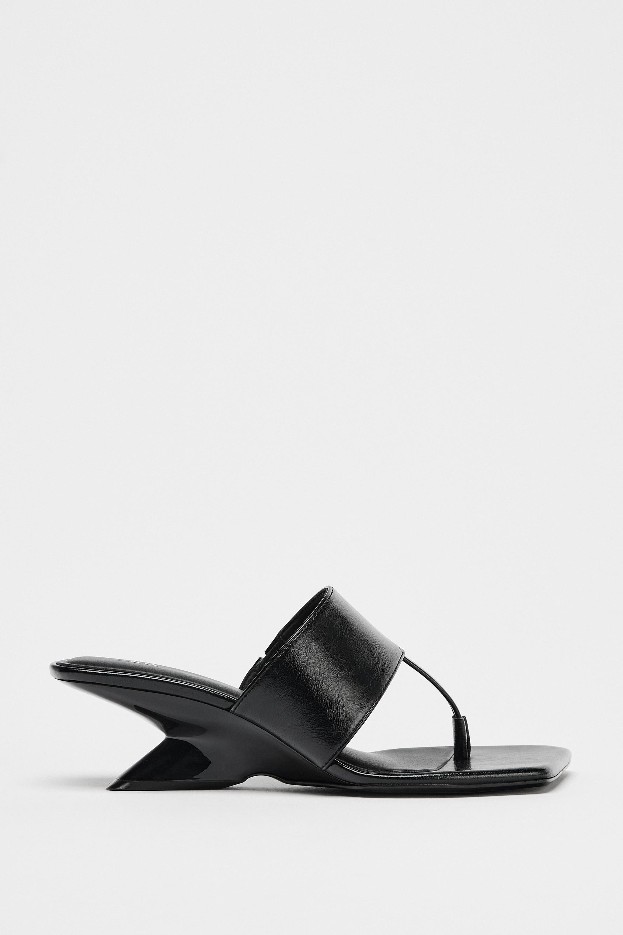 Asymmetric Wedge Heels