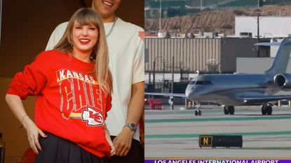 Taylor Swift is officially back in the United States ahead of Super Bowl 58.