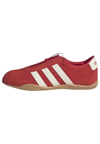 Adidas Women's Grand Court Low Slip On, Better Scarlet/off White/gum, 8.5