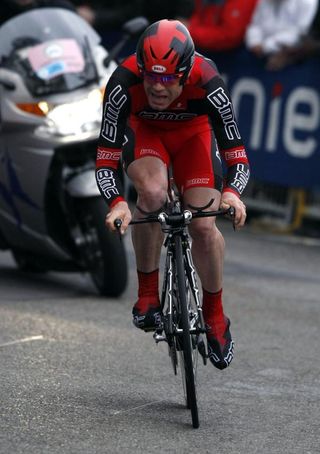 Cadel Evans (BMC Racing Team) got his Giro off to a good start with third