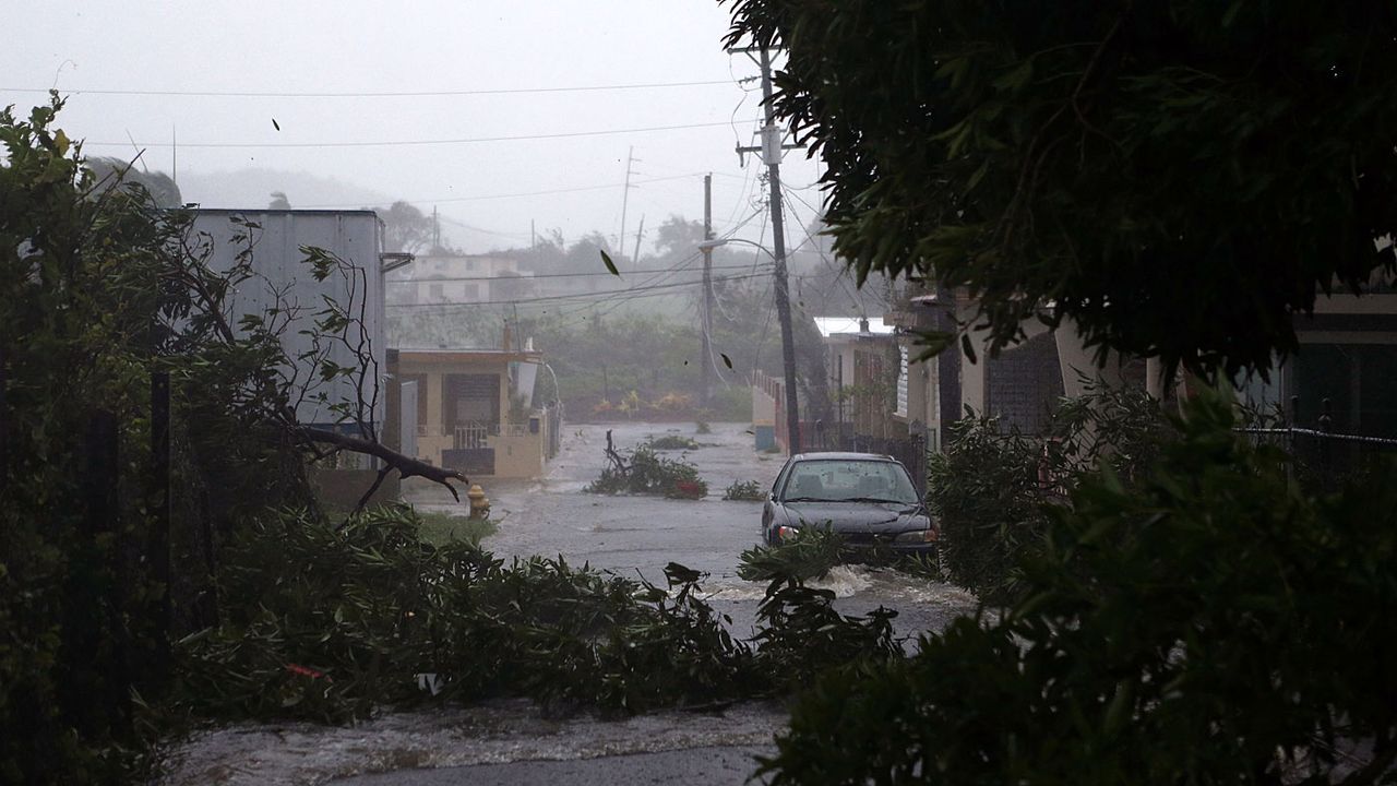 Damage caused by Hurricane Irma in Puerto Rico