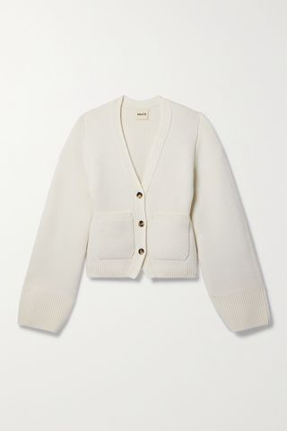 Scarlet cashmere cardigan