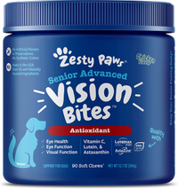 Zesty Paws Senior Advanced Vision Bites
RRP: $39.97 | Now: $25.18 | Save: $10.79 (37%)