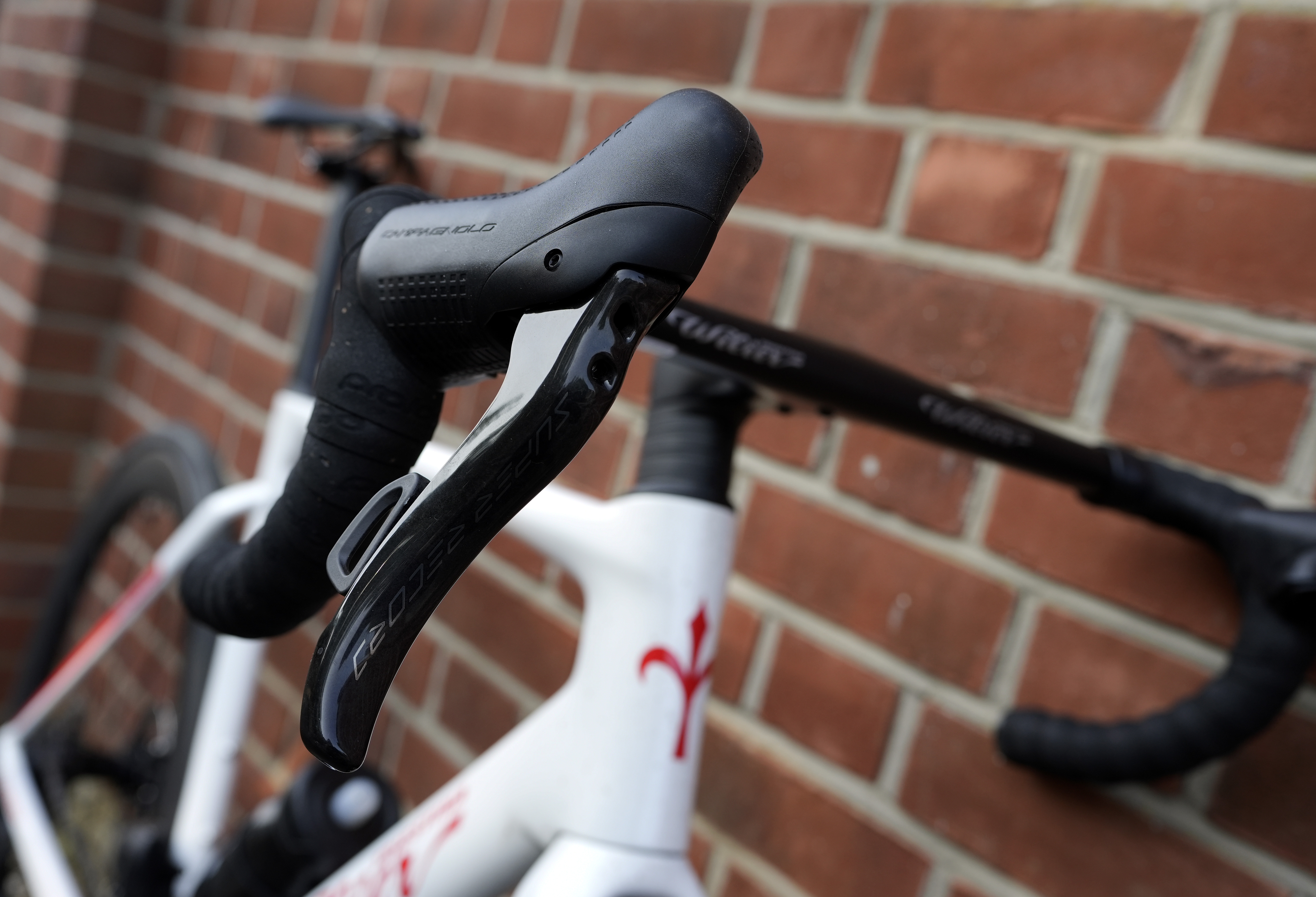 Campagnolo Super Record 13 shifter and handlebar