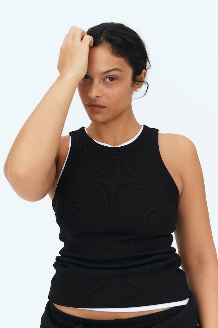 Ribbed Vest Top