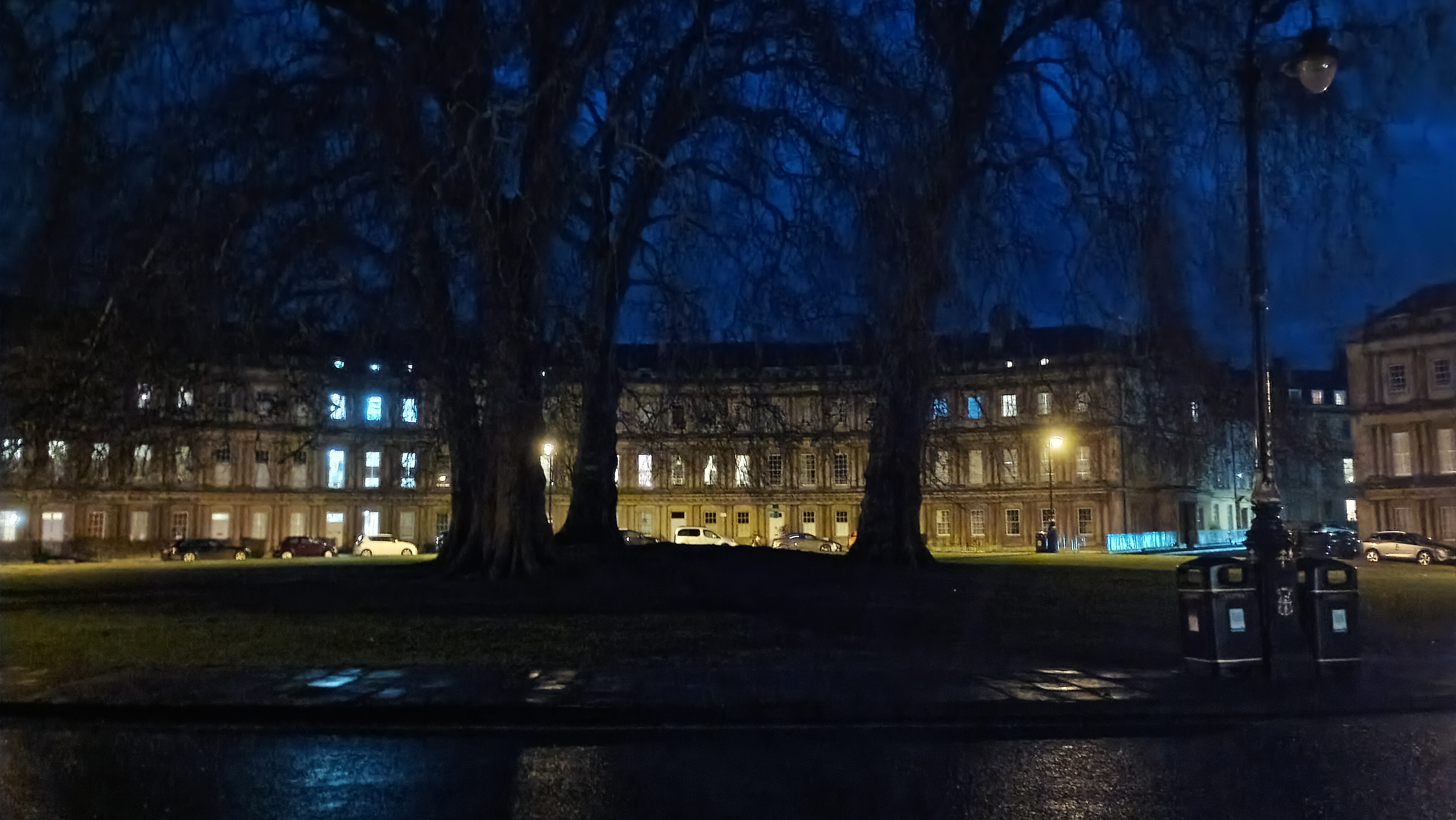 Photo taken on Motorola Moto G06 Power showing street in low-light