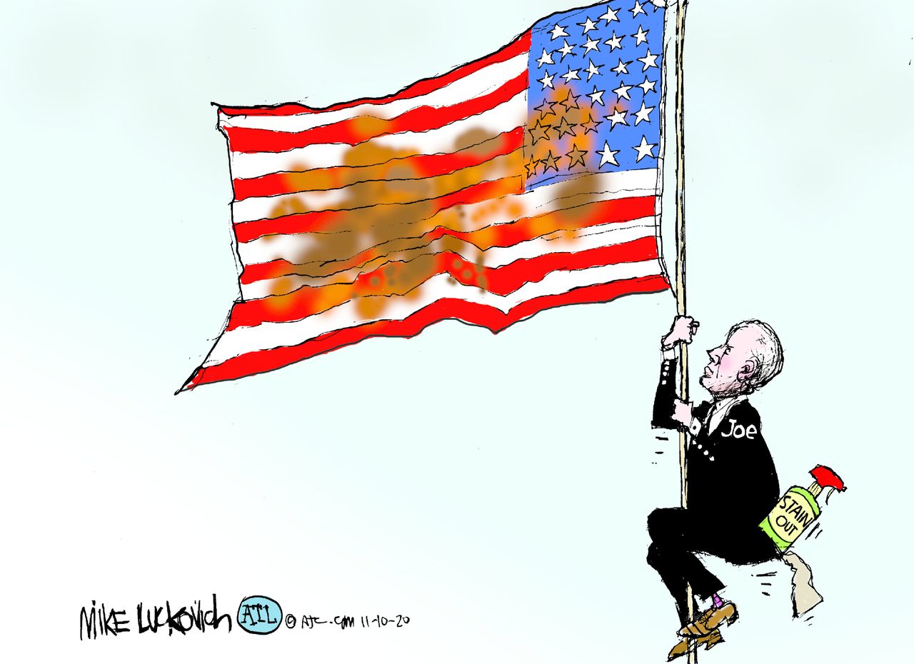 Political Cartoon U.S. Biden&amp;amp;nbsp;2020 victory