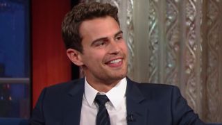 Theo James on The Late Show with Stephen Colbert.