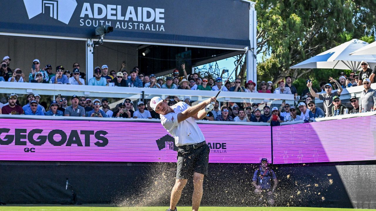 Talor Gooch at the LIV Golf Adelaide tournament