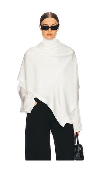 Silk Tunic With Detachable Scarf