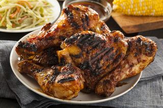 How to BBQ chicken thighs