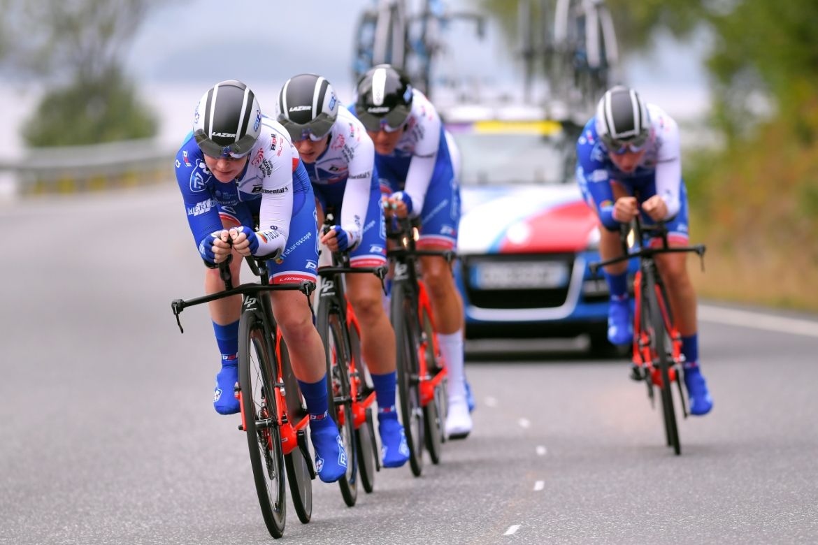 FDJ Nouvelle Aquitaine Futuroscope in the Ladies Tour of Norway TTT