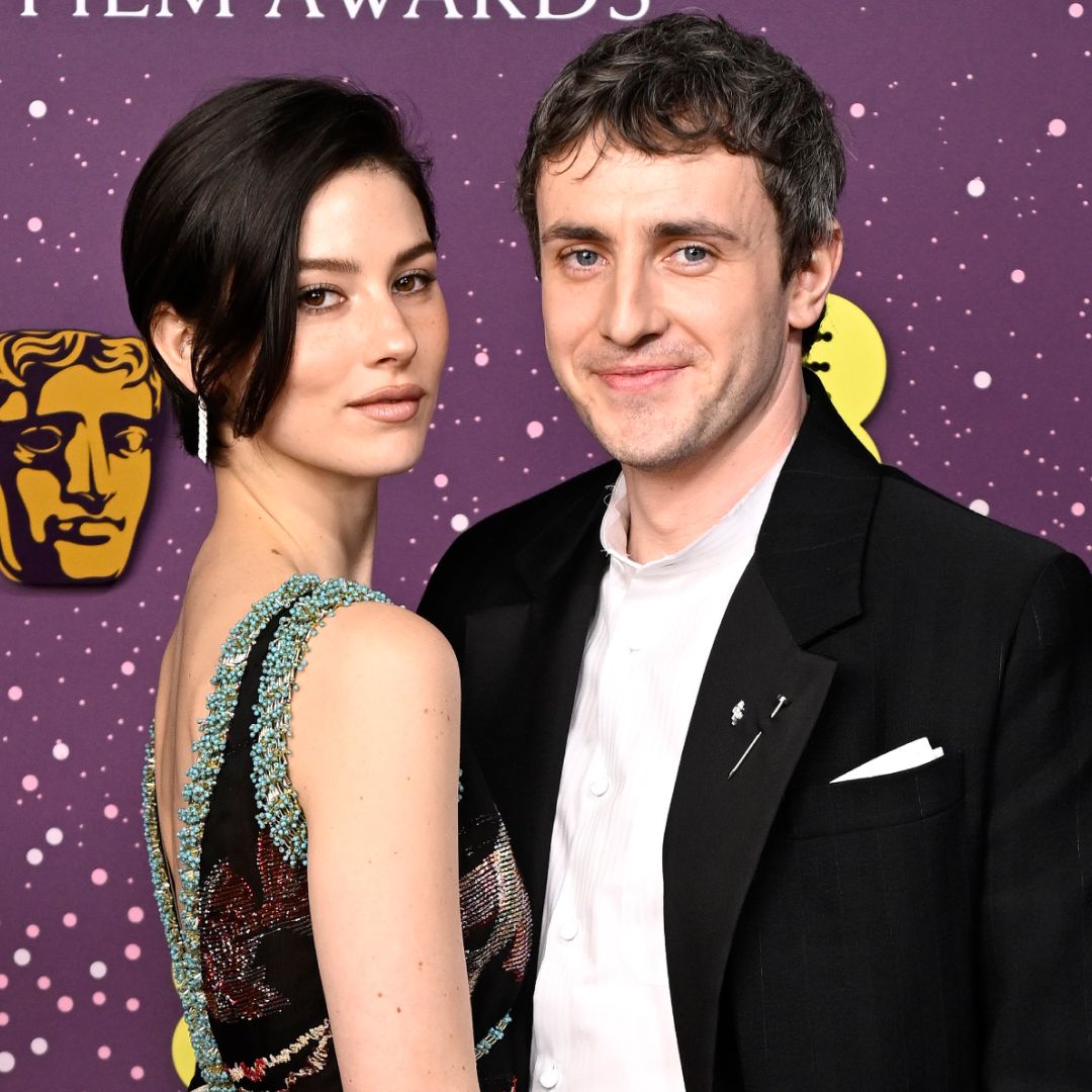 Paul Mescal and Gracie Abrams attend the 2026 EE BAFTA Film Awards at The Royal Festival Hall on February 22, 2026 in London, England