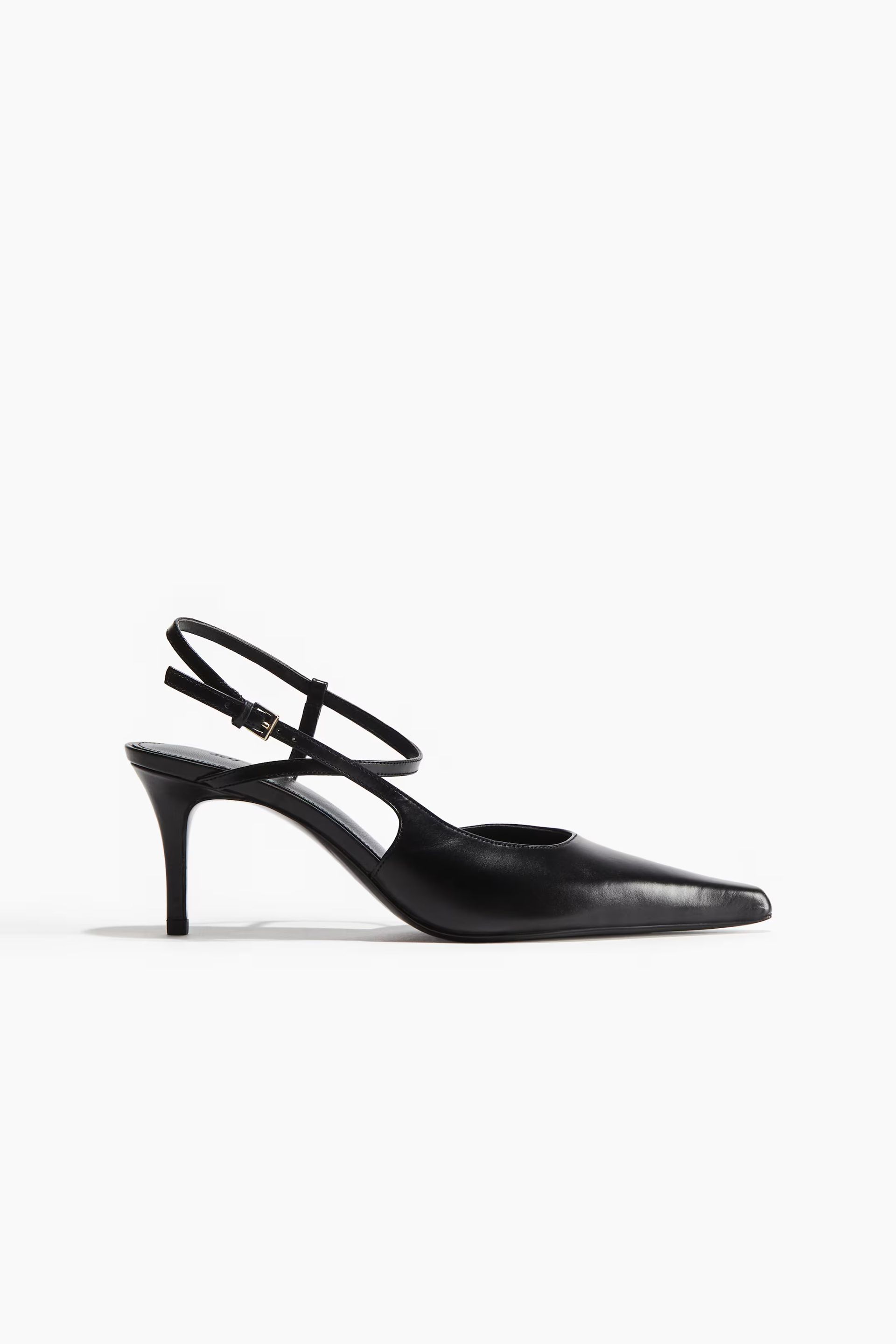 H&M, Pointed Leather Court Shoes