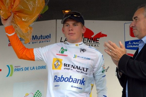 Jetse Bol (Rabobank Continental) best young rider after the Boucles de la Mayenne prologue.