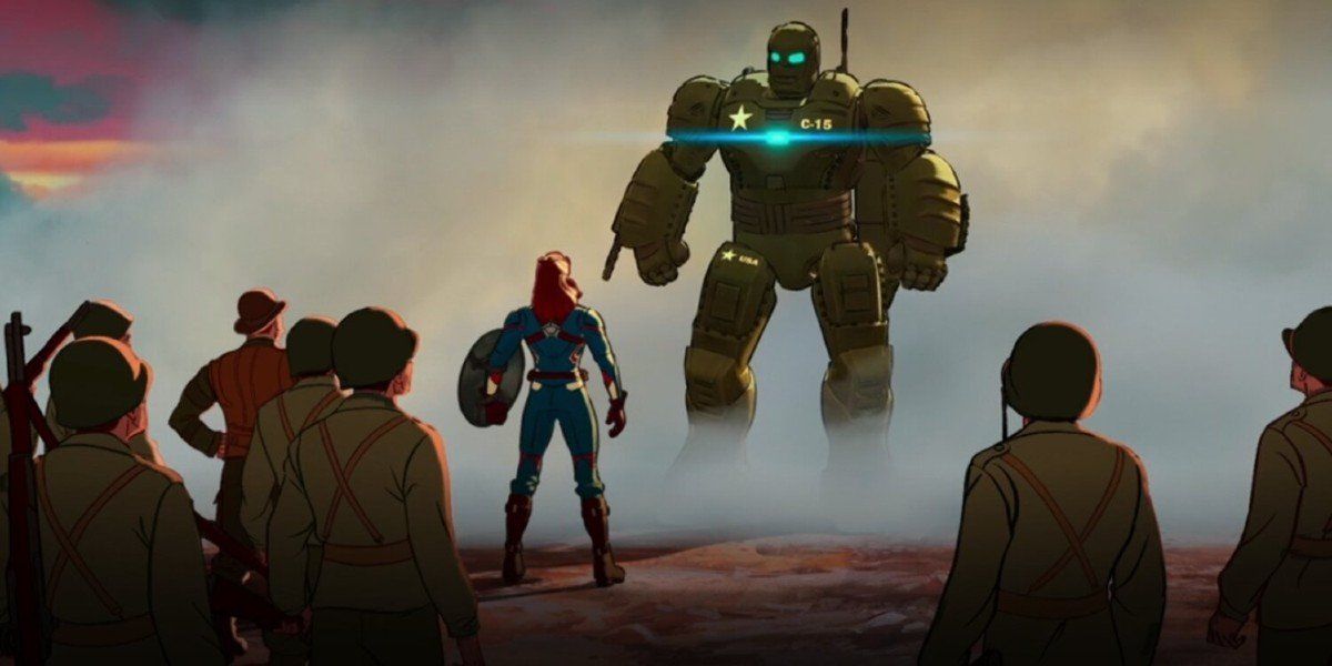 Peggy Carter and the Howling Commandos greet Iron Man on Marvel&#039;s What If...? (2021)