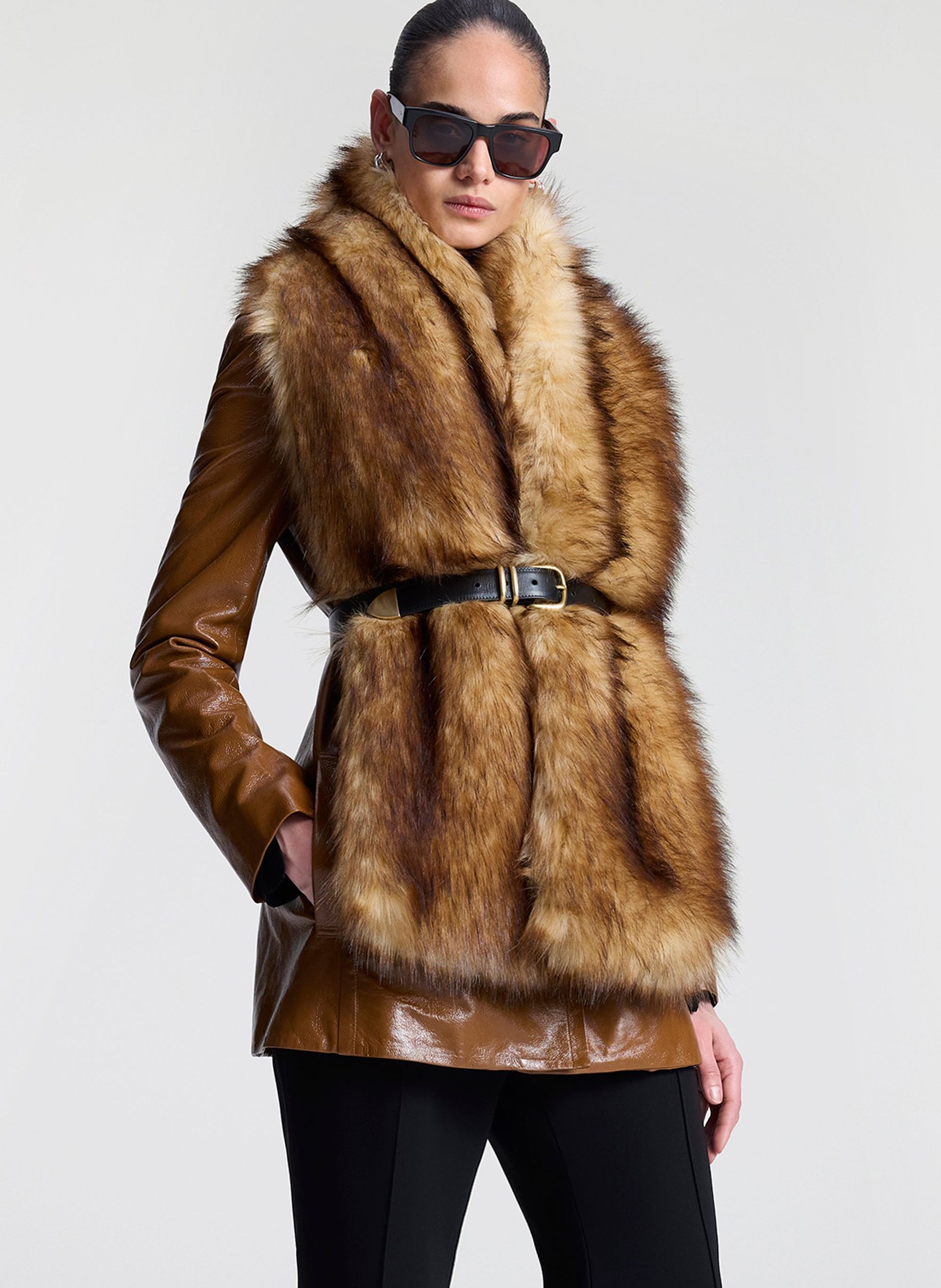 Ava Faux Fur Scarf