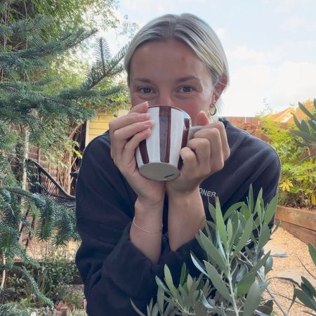 Freelance writer Ash S during her bone broth experiment, where she drank it every day