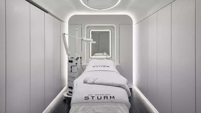 Vampire facial treatment room at Dr Barbara Sturm 