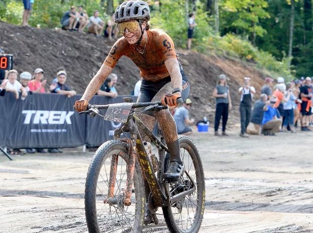 Savilia Blunk won the elite/pro women's race at 2022 Chequamegon MTB Festival