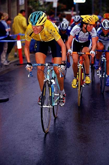 Tracey Gaudry during the 2000 Olympic Games road race