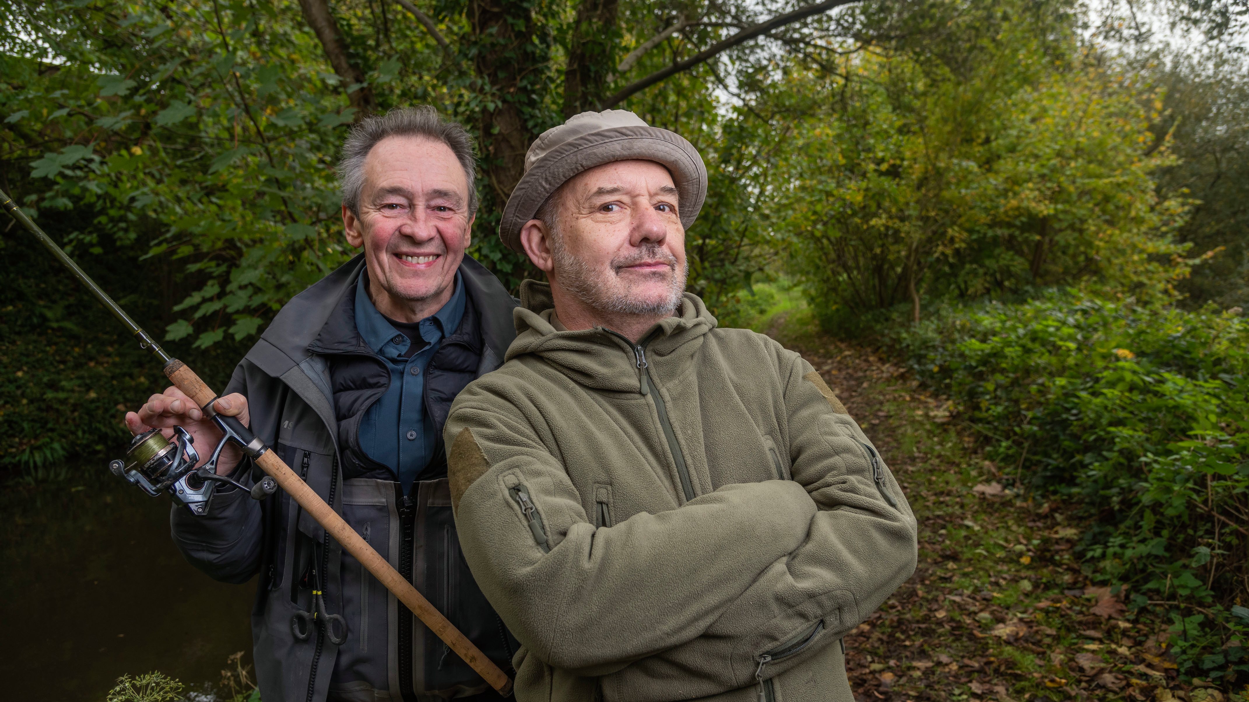 Paul Whitehouse and Bob Mortimer for Mortimer & Whitehouse Gone Fishing season 6