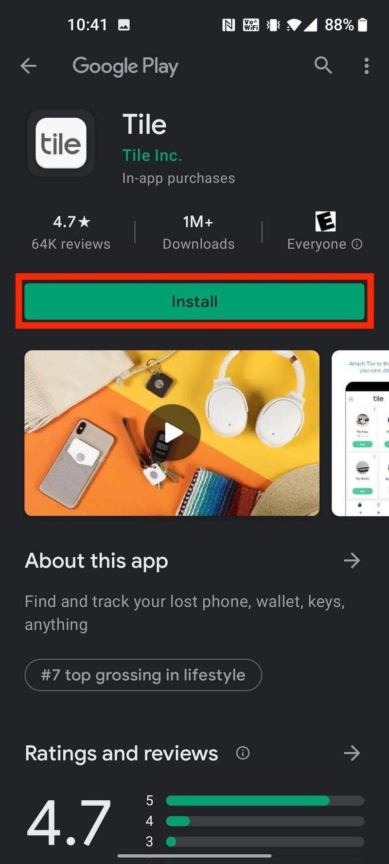 How to find your lost Fitbit Inspire 2 through the Tile tracker app