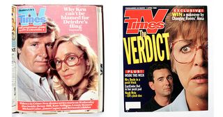 Some classic TV Times covers featuring Deirdre Barlow