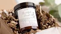 Personalised apothecary candle