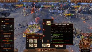 Total War: Warhammer 3 Chaos Dwarfs resource harvester