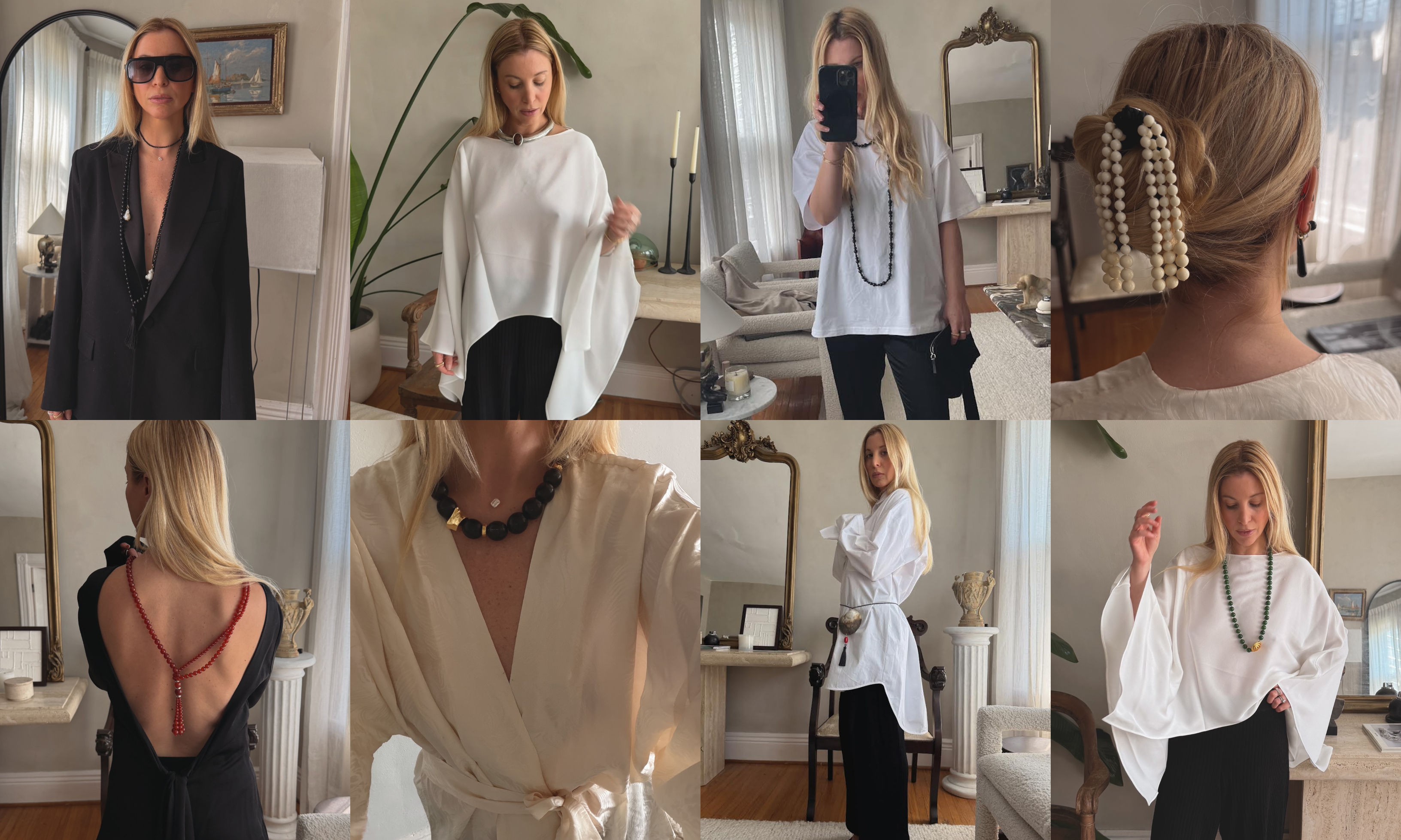 Kerry Pieri styles minimalist looks with maximalist jewelry