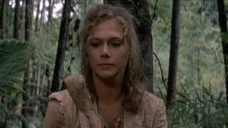 Kathleen Turner in Romancing the Stone