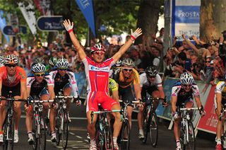 Michele Merlo, Tour of Britain 2009, stage eight