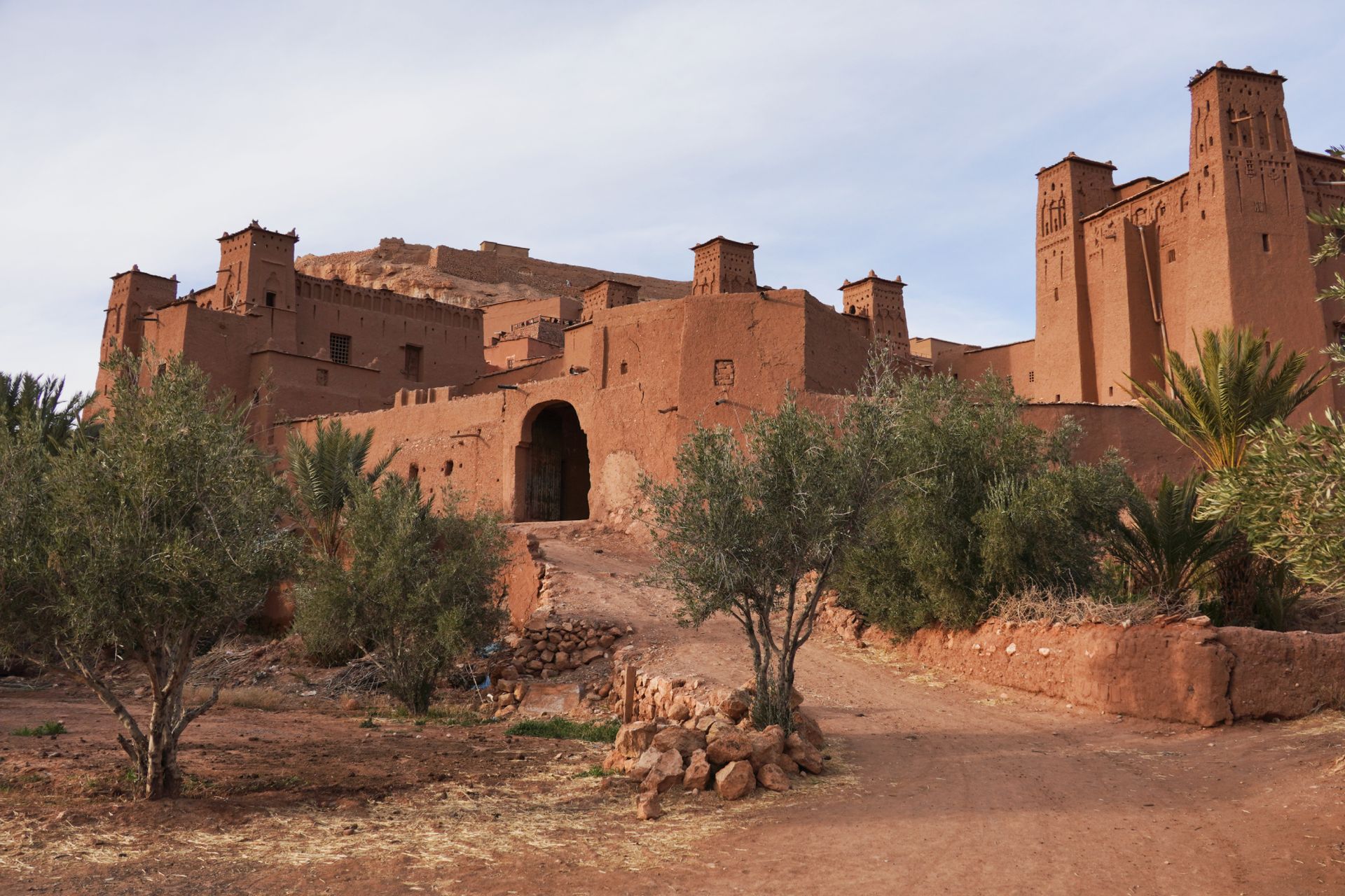 Image shows the ksar of Ait Benhaddou