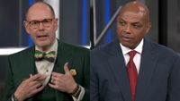 Ernie Johnson and Charles Barkley appear on Inside the NBA.