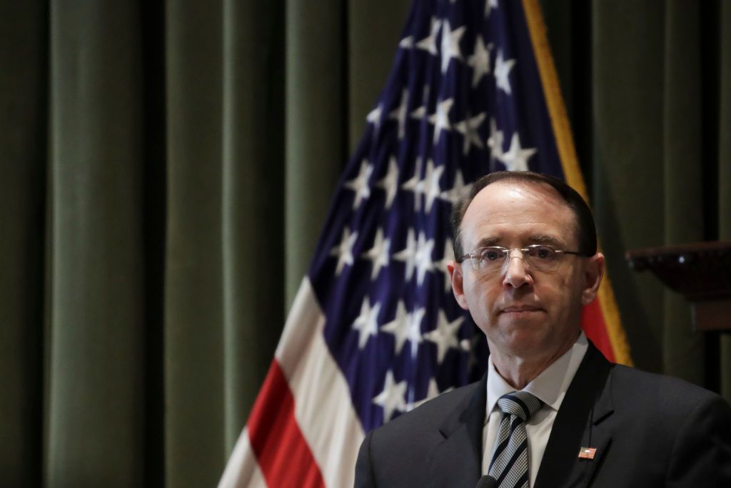 Rod Rosenstein met with Trump about FBI source