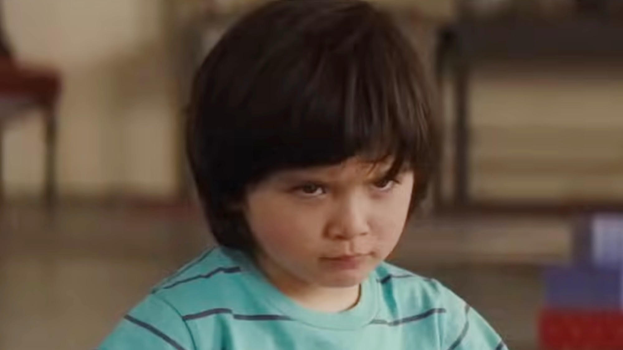 An angry Jasper Newell in We Need to Talk About Kevin
