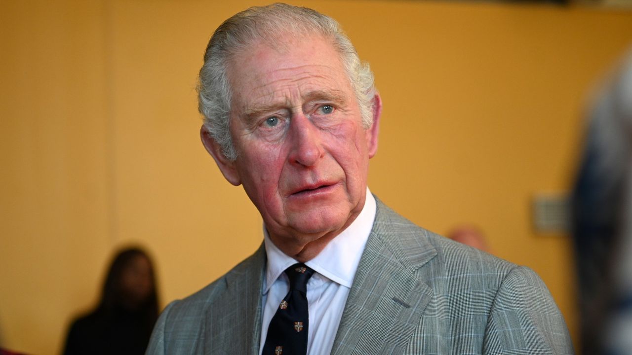 King Charles&#039; appalling risk&quot; to be explored, seen here at a reception with staff, students, donors, the welfare team, and academic Fellows