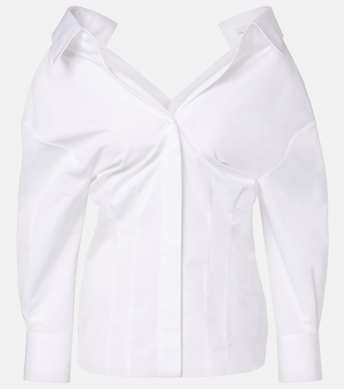 Cotton Poplin Shirt in White - Givenchy