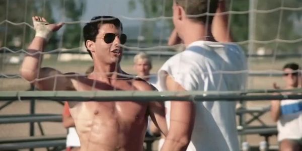 Top Gun's beach volleyball scene vs. Maverick's volleyball: a detailed  comparison.