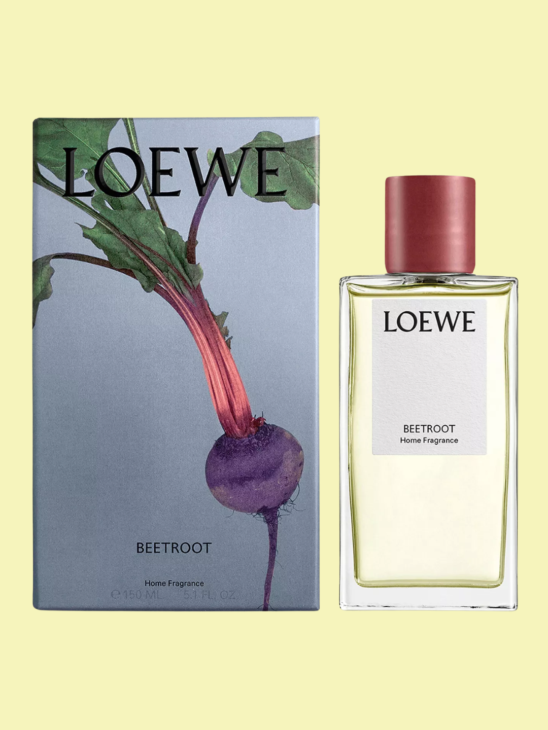 A beetroot-inspired home spray from Loewe